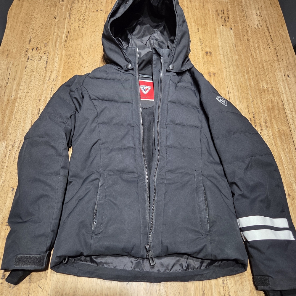 Rossignol Black Jacket with Red Logo
